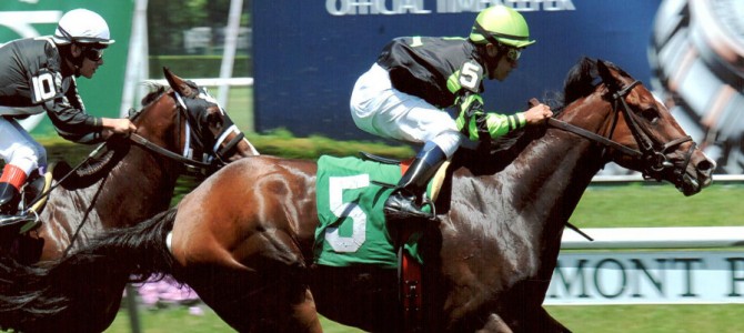 Sky Lover Runs 1st Place @ Belmont Park On 6/23/2013