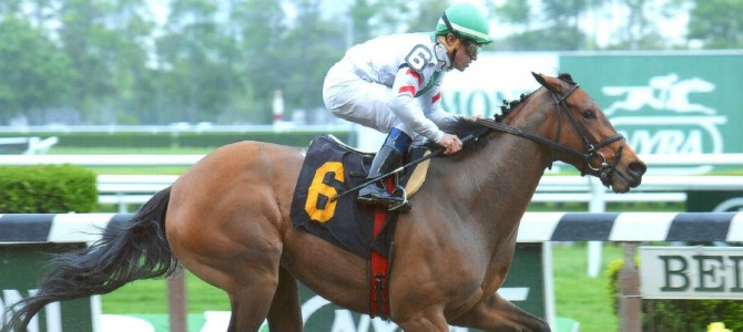 Bounty Pink runs 1st Place @ Belmont On 5/15/14