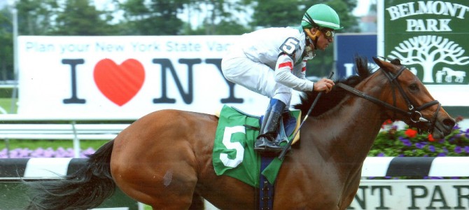 Bounty Pink runs 1st Place @ Belmont On 6/13/14